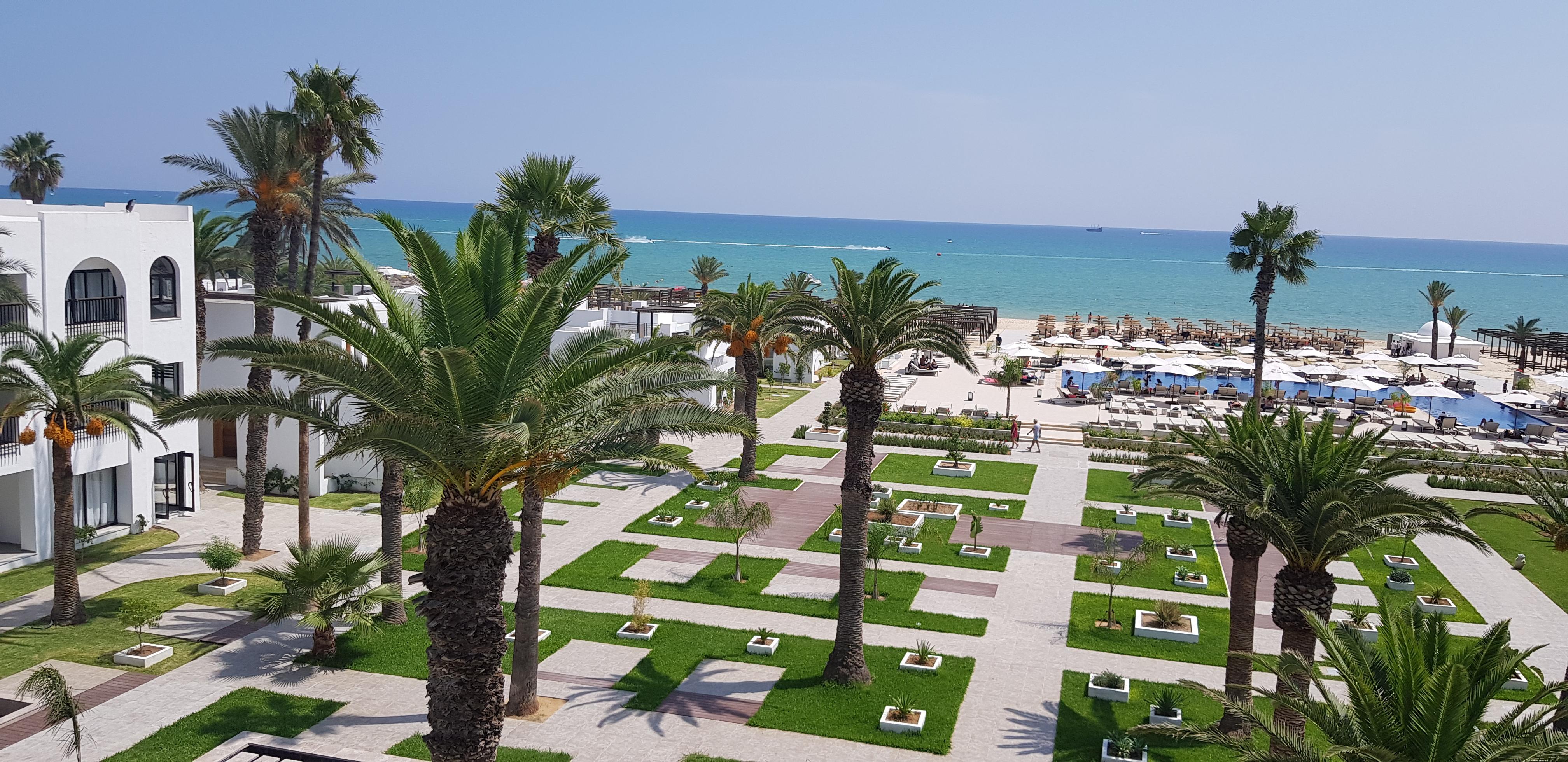 Les Orangers Garden Villas And Bungalows Ultra All Inclusive Hammamet Ngoại thất bức ảnh A view of the beach in Hammamet